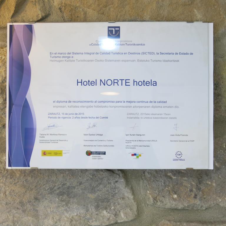 Hotel Norte Zarauz Zewnętrze zdjęcie